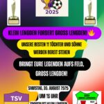 Legendenspiel Klein Lengden vs. Groß Lengden am 30.08.2025 um 18 Uhr