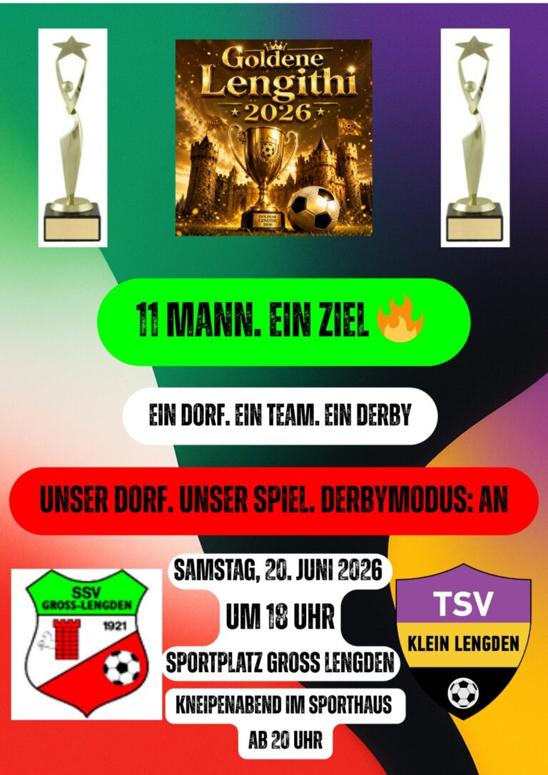 2. Duell der Legenden- TSV gegen SSV Groß Lengden 2026