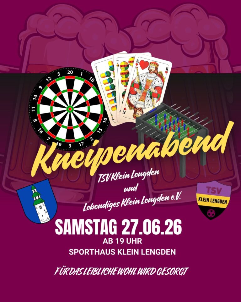 Kneipenabend 27. Juni 2026