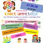 Kinder-Sommerfest Klein Lengden am 27. Juni 2026